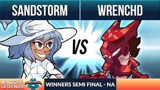 Sandstorm vs Wrenchd  Winners Semi Final  March Of Legends NA 1v1 [upl. by Oj]