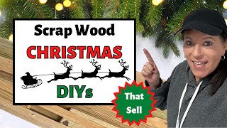 Scrap Wood Christmas DIYs For ResaleHigh End Christmas DIYs [upl. by Lechner]