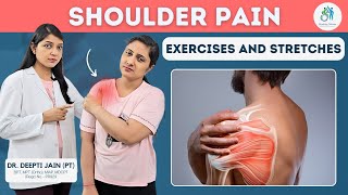 Shoulder painExercises and Stretches Rotator Cuff Tendonitis [upl. by Kcirdehs920]