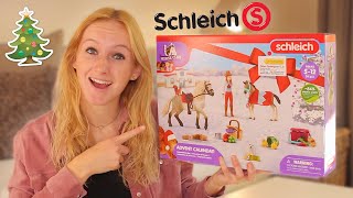 Schleich PAARDEN ADVENTSKALENDER UNBOXING 2022 🤩🎄  Daphne draaft door [upl. by Goldwin917]