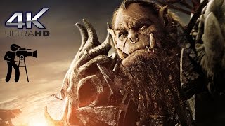 Durotan vs Guldan Warcraft 2016 4K ULTRA HD [upl. by Knobloch]