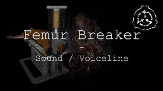 Femur Breaker  Sound  Voiceline with Subtitles  SCP  Containment Breach v1311 [upl. by Ivie75]