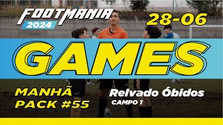 3006 Manhã I Relvado Óbidos Campo 1 I Dia 4 FootMania 55 [upl. by Aicekat]