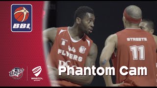 Phantom Cam Worcester Wolves v Bristol Flyers [upl. by Ennayhc531]