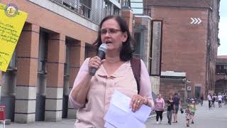 Angelika Müller  Demo für med Selbstbestimmung Nürnberg 1662018 [upl. by Avon684]