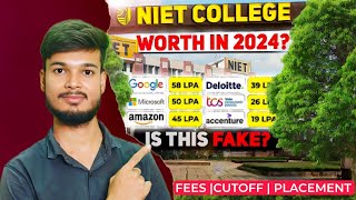 quotNIET Greater Noida CSE Review 2024  Admission Placements Fees and Campus Tourquot [upl. by Ylirama]