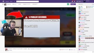 This Twitch Streamer got BANNED for Hacking on Fortnite while streaming [upl. by Einahets]