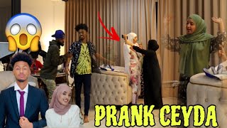 PRANK  CEYDA AYAAN DAGAAL KUSIINAY GURIGEEGA MANAGA FILEYN IYO AMIIRA OO… [upl. by Aniryt]