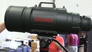 Sigma APO 200500mm F284001000mm EX DG Unboxing [upl. by Kcinimod]