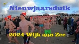 Nieuwjaarsduik Wijk aan Zee 2024 [upl. by Eeimaj]