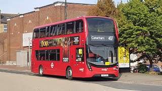 Full Journey on the Route 407 2580 YY67GZA Alexander Dennis Enviro 400MMC Hybrid Abellio London [upl. by Zeuqram512]