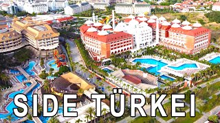 SIDE EVRENSEKI Strand Meer Hotels Türkei HEUTE 2024 4K evrenseki türkei Antalya side [upl. by Ednarb808]