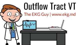 Outflow Tract Ventricular Tachycardia on EKG  ECG  The EKG Guy  wwwekgmd [upl. by Nelyt858]