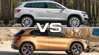 2018 Skoda Karoq vs 2018 Mercedes GLA [upl. by Odlaw]