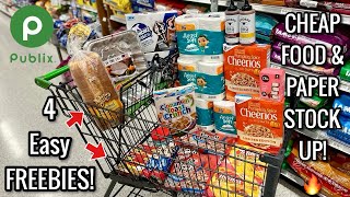 Publix Free amp Cheap Digital Grocery Couponing Deals amp Haul🔥 EASY PAPER STOCK UP 94 OR 95  911 [upl. by Ania]