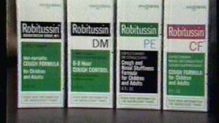 Robitussin Cough Medicine 01 TV commercial  1981 [upl. by Sterne]