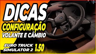 COMO CONFIGURAR VOLANTE NO EURO TRUCK SIMULATOR 2 TUTORIAL 2024 DICAS VALIOSAS [upl. by Sherourd656]