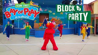 Sesame Street Block Party  SeaWorld San Antonio  4K UHD [upl. by Nojel]