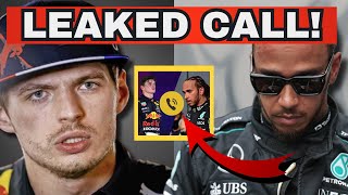 F1 BOMBSHELL Hamilton vs Verstappen Phone Call EXPOSED  F1 NEWS [upl. by Perrins8]