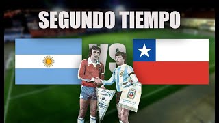 ARGENTINA 2 CHILE 2 Amistoso 1980 Segundo tiempo [upl. by Adnalram]