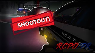 Playing as a COP and getting into a SHOOTOUT in RCPDFR [upl. by Fabyola]