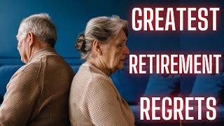 RETIREMENT REGRETS Top 12 regrets from elderly 7080 yrs old retirees [upl. by Analak]