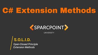 C  OpenClosed Principle  Extension Methods [upl. by Dlared]
