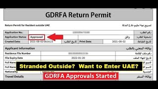 How to Apply for GDRFA Approval in 5 Min [upl. by Naynek]