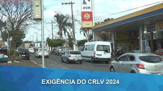 Estado alerta par exigência do CRLV 2024 em MG [upl. by Reich]