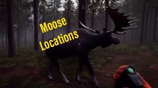 Hunting Simulator 2  Moose Locations [upl. by Annaoi]