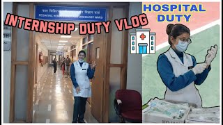 INTERNSHIP VLOG  GOVERNMENT HOSPITAL  MORNING SHIFT [upl. by Eerat]