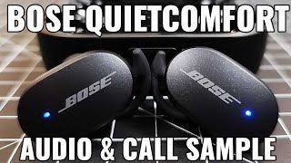 NEW 2020 Bose QuietComfort Earbuds Review Audio and Call Quality Test [upl. by Nava]