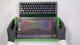 Unboxing Razer Blackwidow V3 Mini Hyperspeed Keyboard [upl. by Truscott]