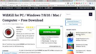 WifiKill for PC  Windows 7810 and Mac OS X  Download Free [upl. by Eniarrol]