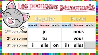 Les pronoms personnels [upl. by Sanjiv]