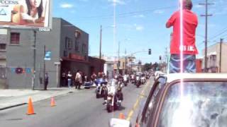 Hells Angels funeral procession for Deakon Proudfoot [upl. by Naivaf885]