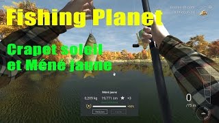 Fishing Planet  Tuto 7  Crapet soleil et Méné jaune succès garanti [upl. by Gariepy916]