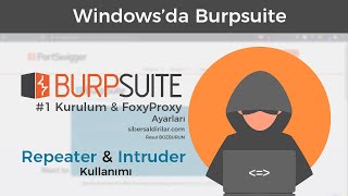 Windowsda Burp Suite Kurulumu Repeater ve Intruder Tabları  FoxyProxy Ayarları [upl. by Nikki975]