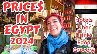 PRICES in EGYPT 2024  How much do things cost Hotel food  Egypt Vlog 131  الأسعار في مصر2024 [upl. by Zobe964]