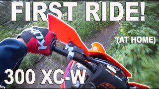 2024 KTM 300 XC W First Ride Footage [upl. by Cyrie]