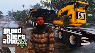 Skidsteer Recovery GTA 5 Real Life Mod 7 Real Hood Life 4 [upl. by Lavery]