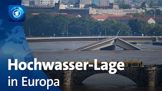 Hochwasser Sachsen und Brandenburg bereiten sich auf steigende Pegel vor [upl. by Annirok]