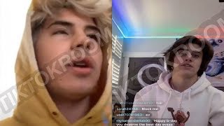 Tyler and Max Dressler GO AT IT on IG Live Tyler makes disstrack [upl. by Eromle]