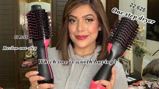 One step Hair Dryer and Styler vs Revlon one step hair dryer Brush review and comparison [upl. by Roselane865]