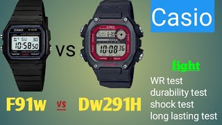 Casio watches reviewCasio f91w with dw291h review [upl. by Akeenahs]