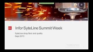 Infor SyteLine ERP Module Demos Shop Floor and Quality  Warehouse Mobility and Time Track [upl. by Cormick455]