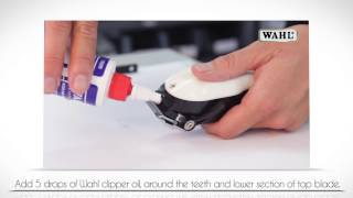 How to Oil your Wahl Clipper Blade [upl. by Nirtiak]