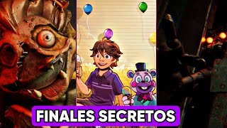 Los FINALES OCULTOS de Five Nights at Freddys Security Breach RUIN FNAF Todos los 3 Finales [upl. by Haerdna]