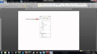 How to Add a custom Word to Dictionary in Word 2007 2010 Step By Step Tutorial [upl. by Enitnelav]