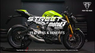 2023 Triumph Street Triple 765 Moto2 Edition Features amp Benefits  Fowlers Triumph [upl. by Anatak]